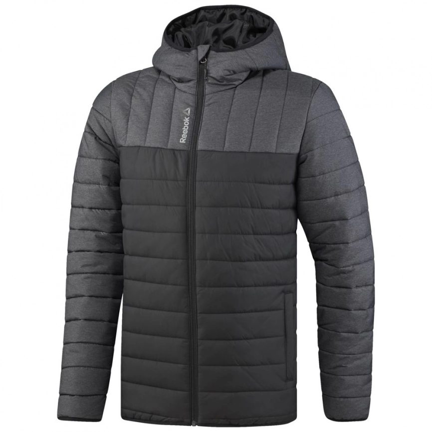 Куртка мужская Outdoor, серая с черным, размер XS фото 4