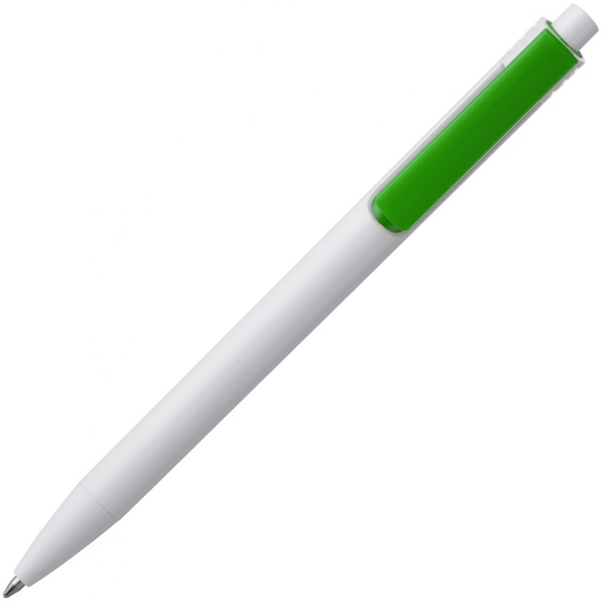 Ручка шариковая Rush Special, бело-зеленая фото 2
