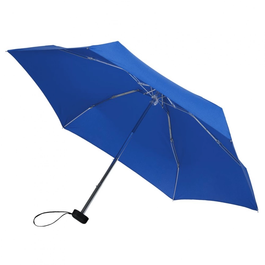 Зонт складной Unit Five, синий фото 5