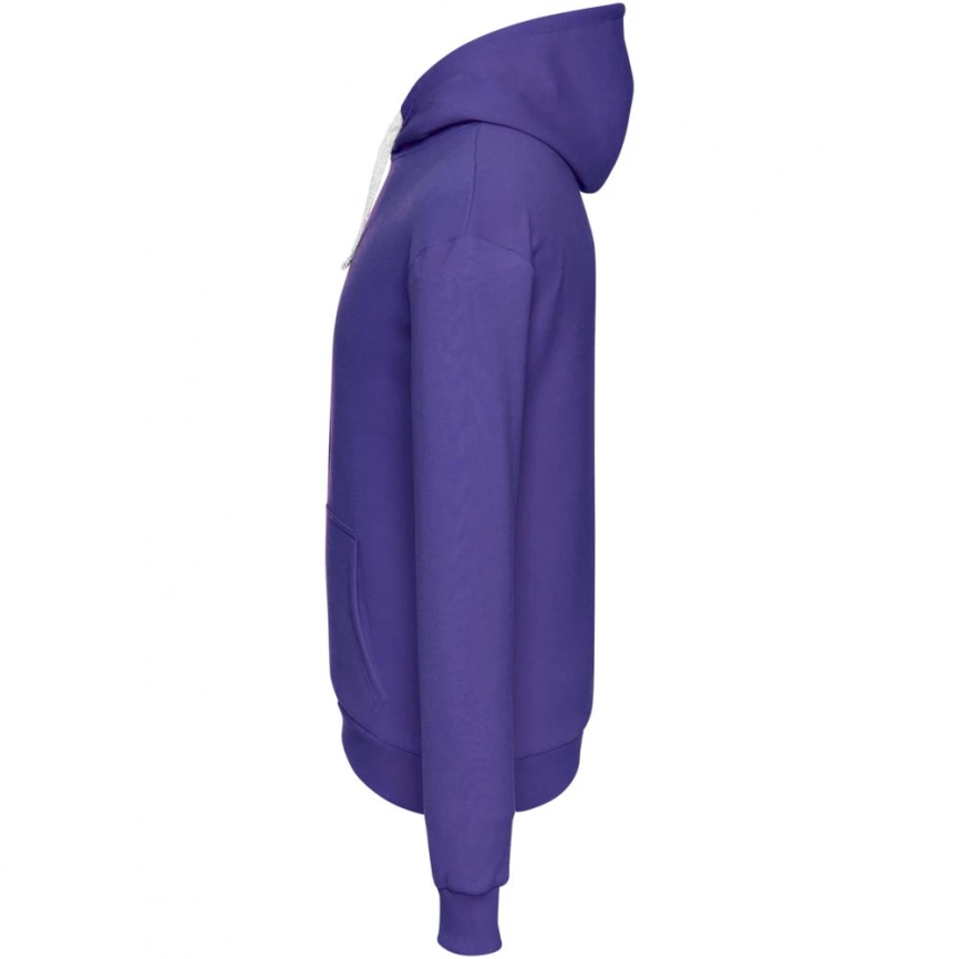 Толстовка с капюшоном Unit Kirenga фиолетовая, размер XS фото 3