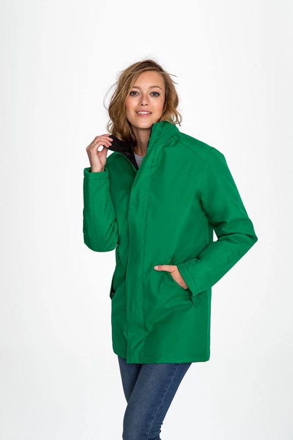 Куртка на стеганой подкладке Robyn зеленая, размер XL фото 4