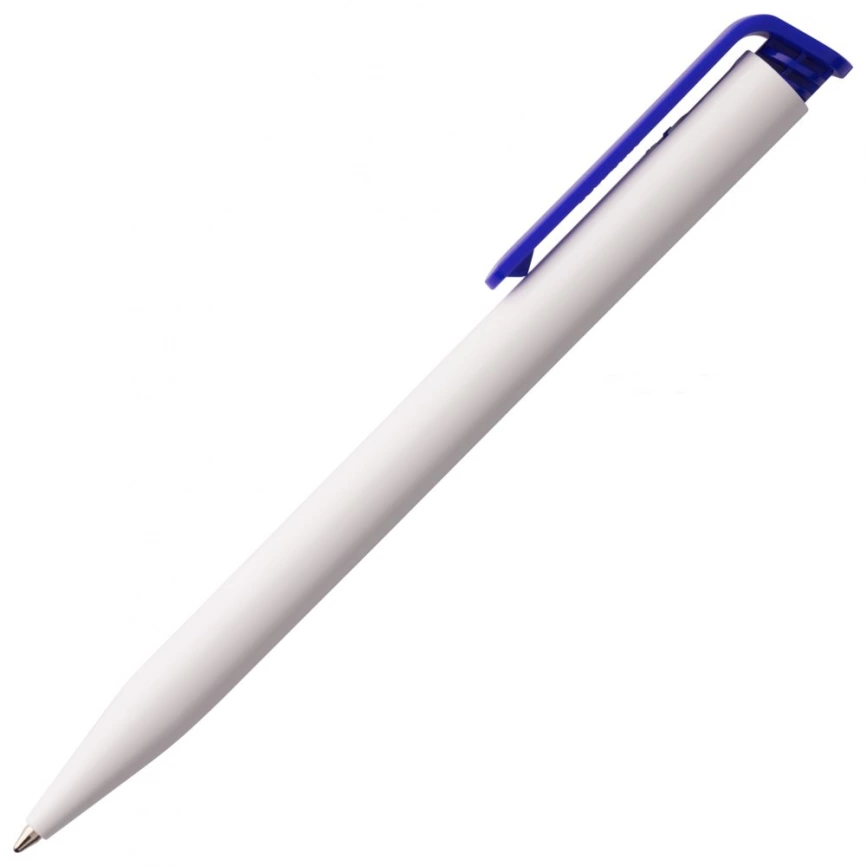 Ручка шариковая Senator Super Hit, белая с темно-синим фото 2