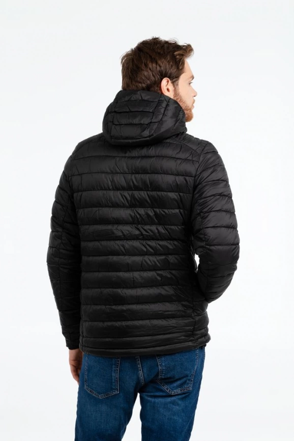 Куртка компактная мужская Stavanger черная с серым, размер S фото 19