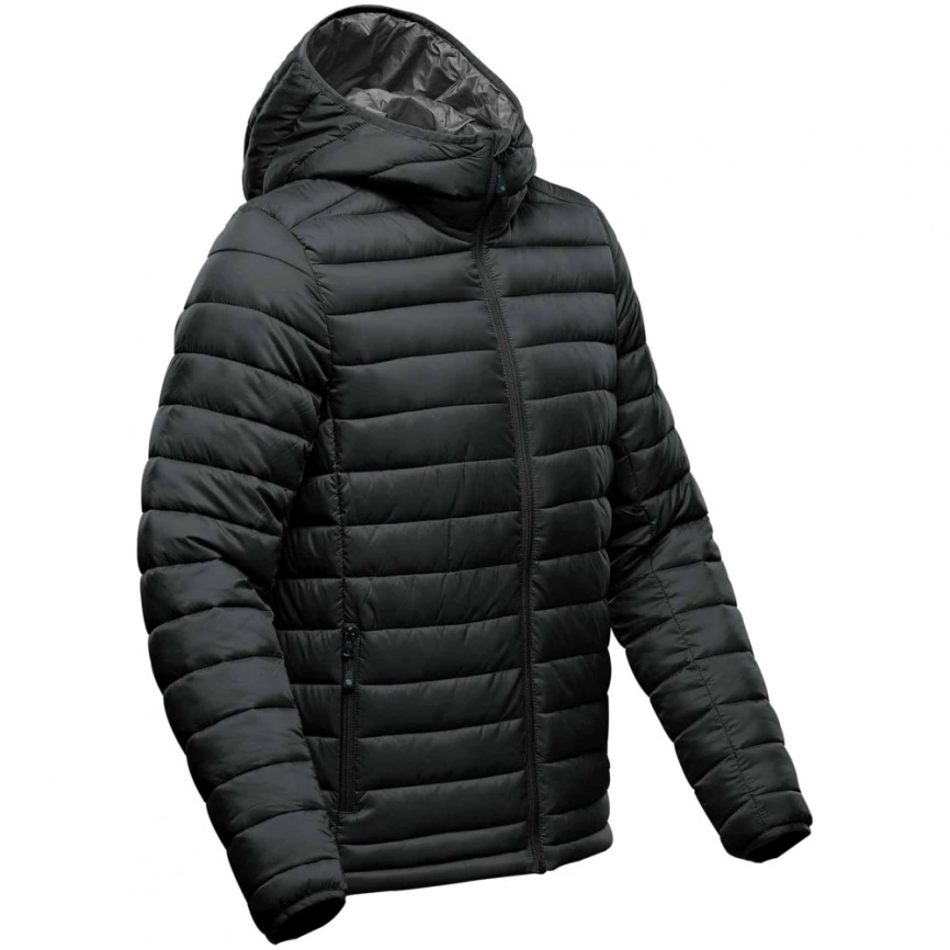 Куртка компактная мужская Stavanger черная с серым, размер S фото 4