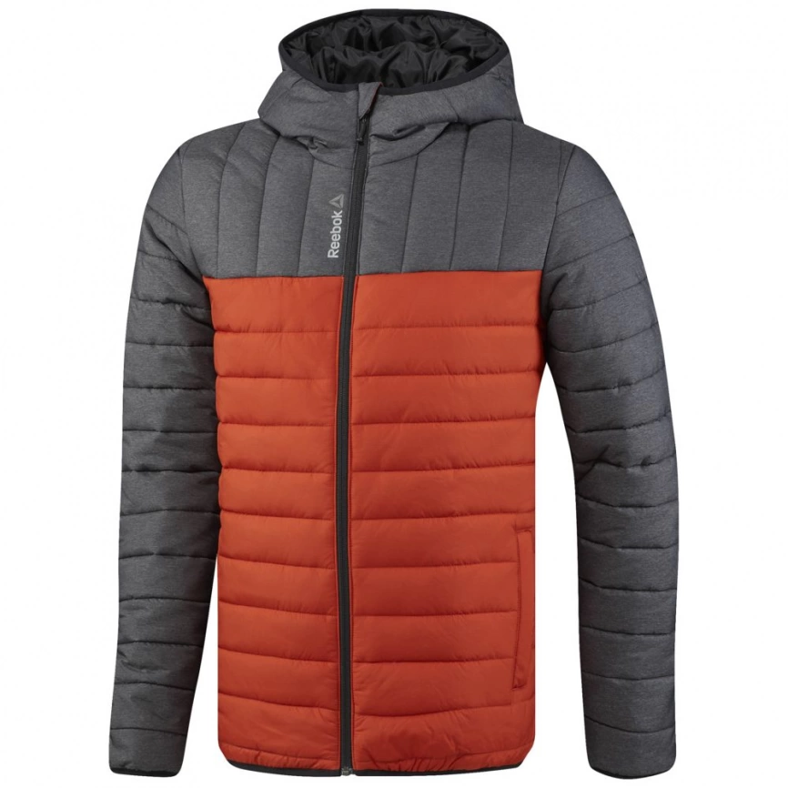 Куртка мужская Outdoor, серая с оранжевым, размер S фото 4