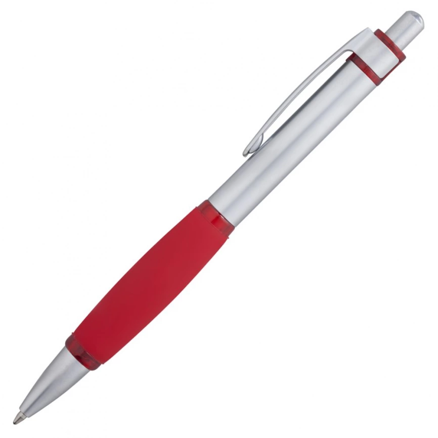 Ручка шариковая Boomer, с красными элементами фото 2