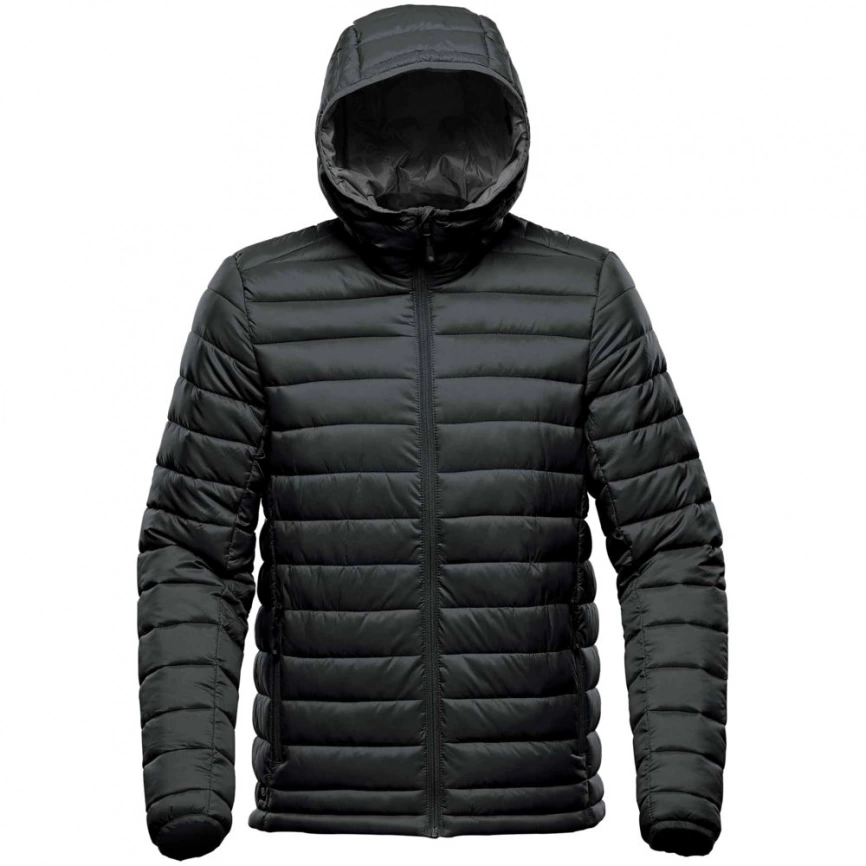 Куртка компактная мужская Stavanger черная с серым, размер 3XL фото 3