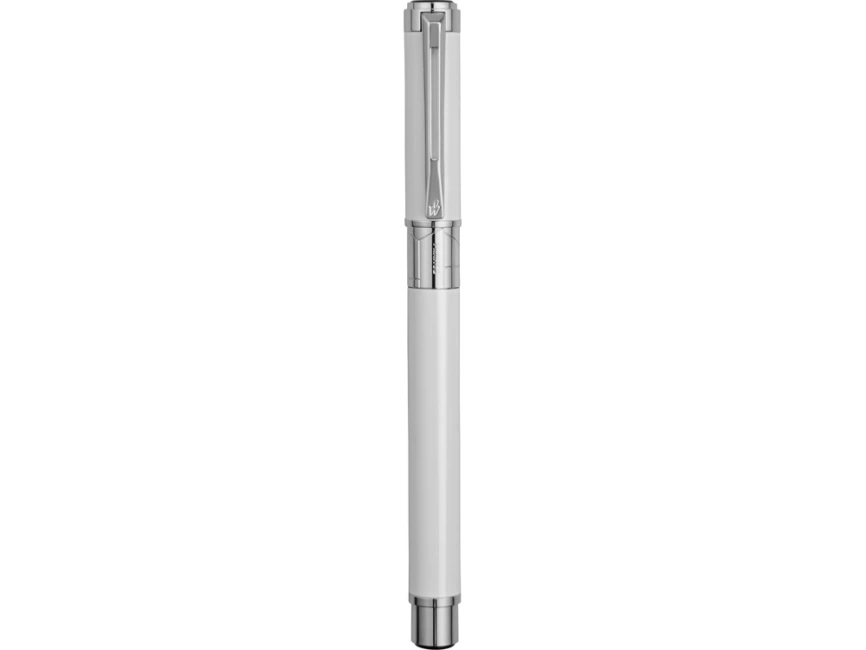Ручка роллер Waterman Perspective Pure White CT F, белый/серебристый фото 2