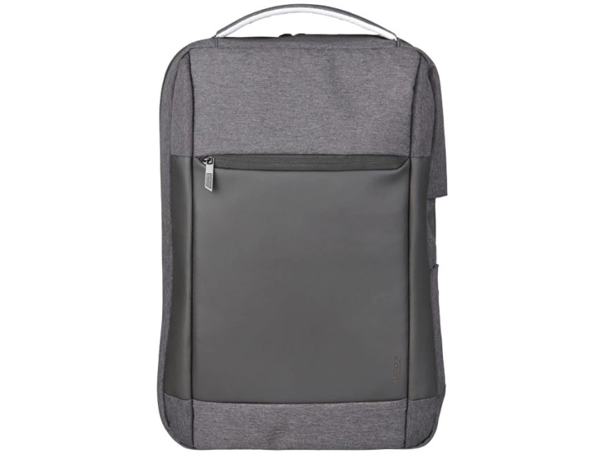Изящный компьютерный рюкзак с противоударной защитой Zoom 15, темно-серый фото 5