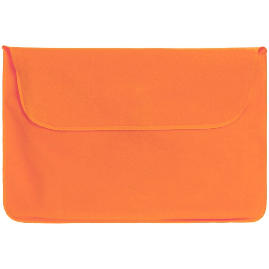 Надувная подушка под шею в чехле Sleep, оранжевая фото 4