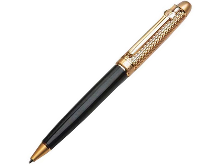 Ручка шариковая Duke Viceroy в футляре, черный/золотистый фото 1
