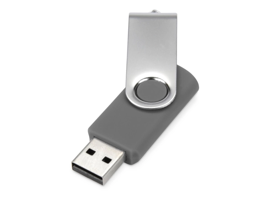 Флеш-карта USB 2.0 16 Gb Квебек, серый фото 2