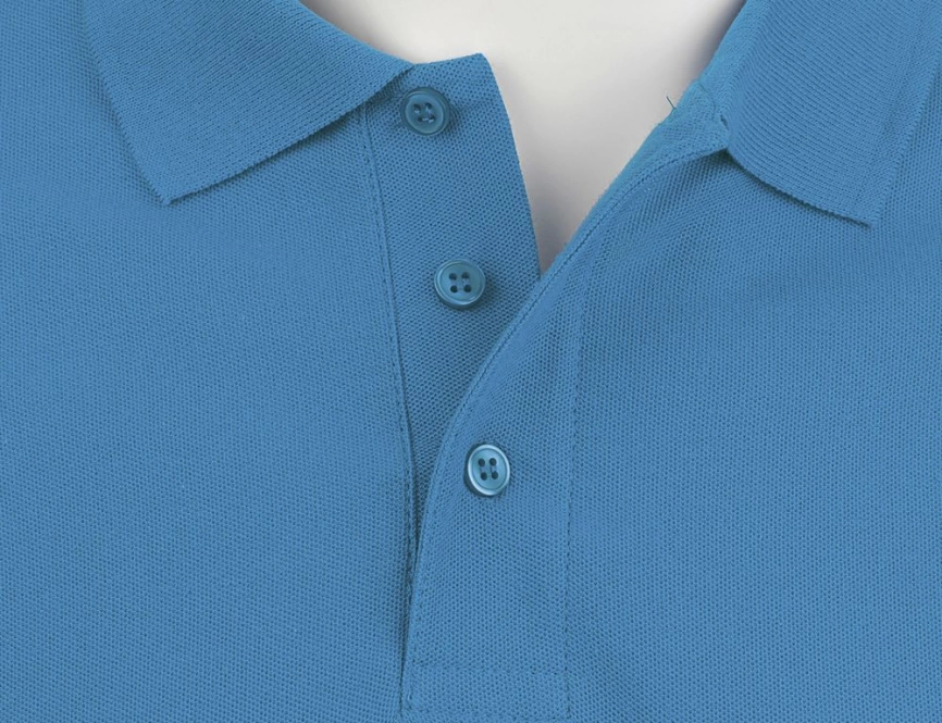 Рубашка поло мужская Summer 170 темно-синяя, размер XS фото 4