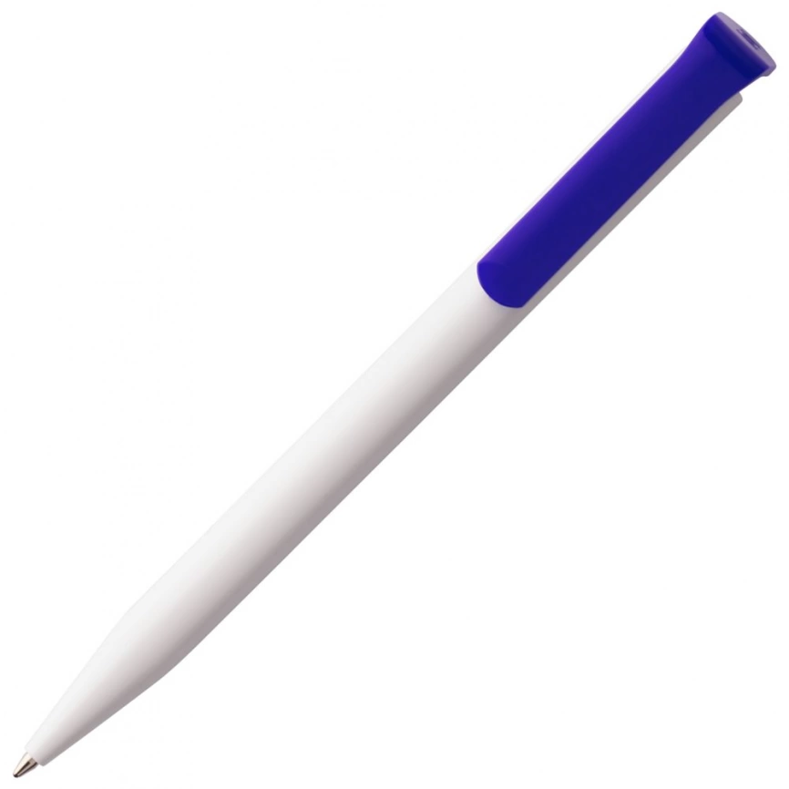 Ручка шариковая Senator Super Hit, белая с темно-синим фото 3