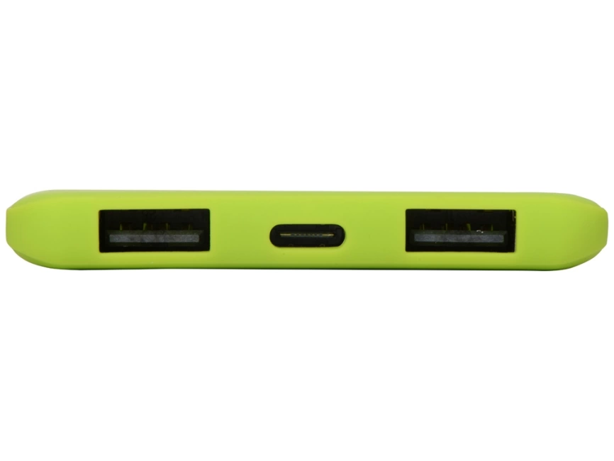 Портативное зарядное устройство Reserve с USB Type-C, 5000 mAh, зеленое яблоко фото 6