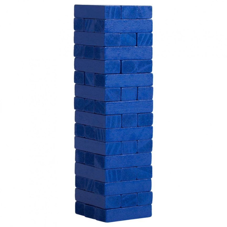 Игра «Деревянная башня мини», синяя фото 2
