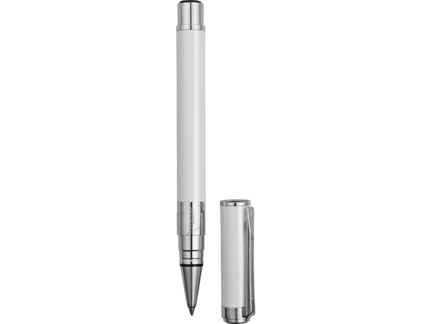 Ручка роллер Waterman Perspective Pure White CT F, белый/серебристый фото 4