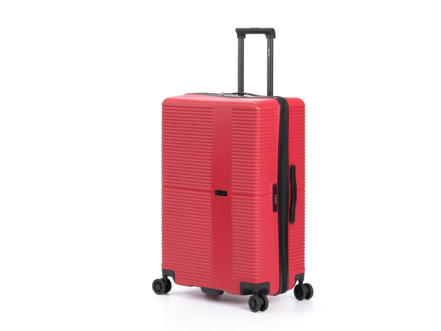 Чемодан TORBER Elton, красный, ABS-пластик, 47 х 32 х 78 см, 96 л фото 1