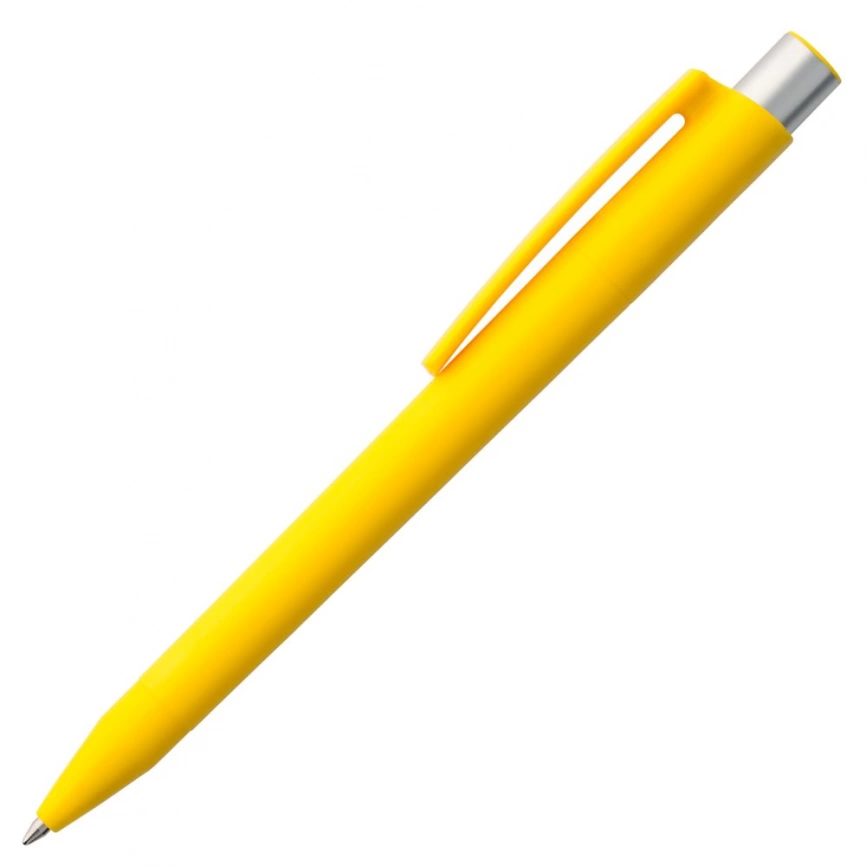 Ручка шариковая Delta, желтая фото 3
