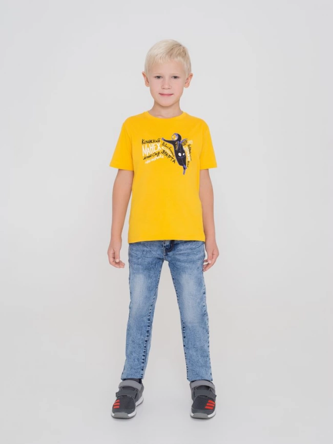 Футболка детская «Гидонисты», желтая, на рост 106-116 см (6 лет) фото 5