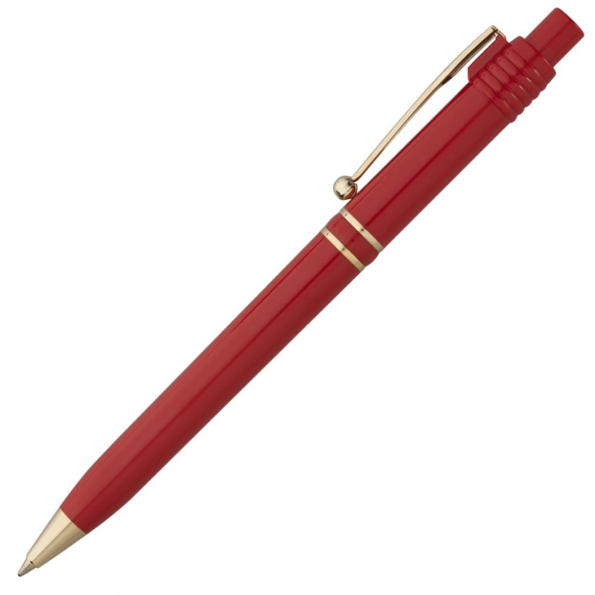 Ручка шариковая Raja Gold, красная фото 1