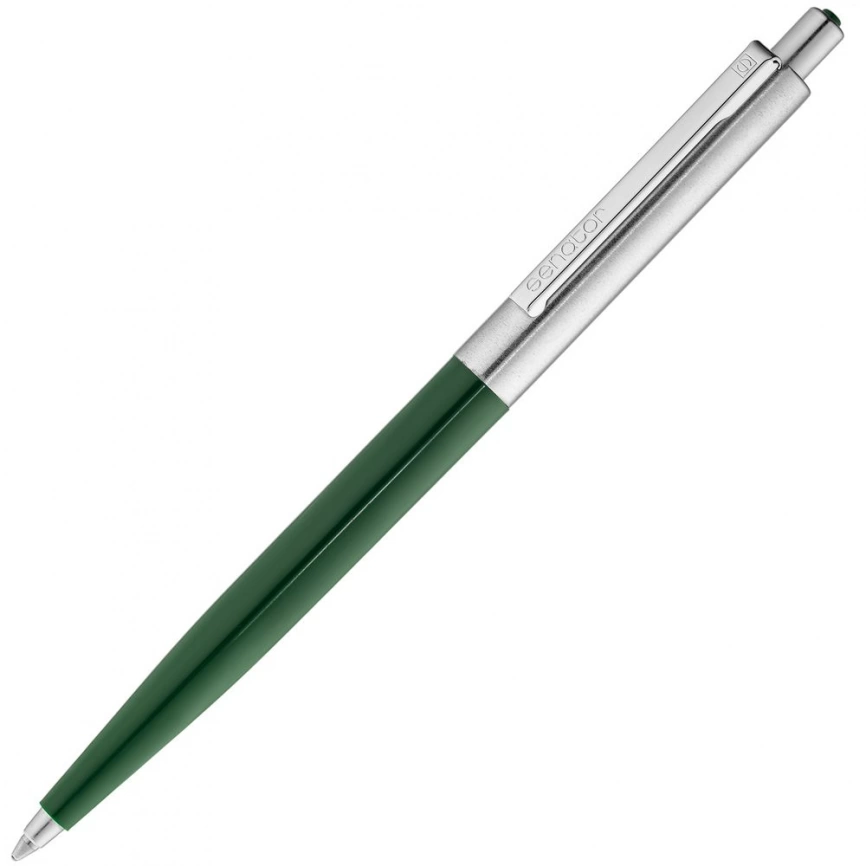 Ручка шариковая Senator Point Metal, зеленая фото 2